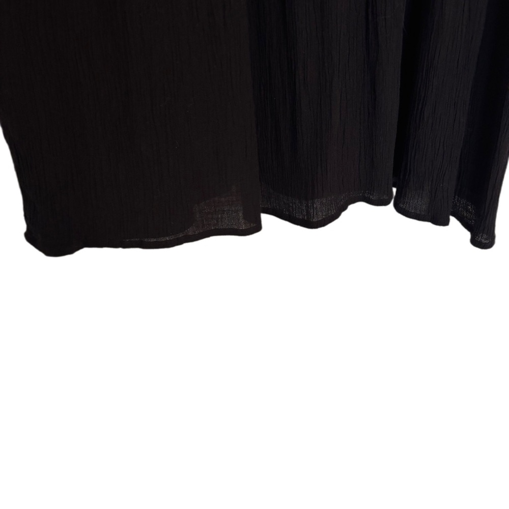 Old Navy Embroidered  Gauzy XXL Black Dress - Viscose - Picture 11 of 15